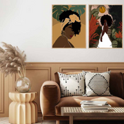 Ronis Frame Canvas Divine Beauty 50x60cm 5x1cm Wood Grain Assorted