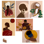 Ronis Frame Canvas Goddess 50x60cm 5x1cm Wood Grain Assorted