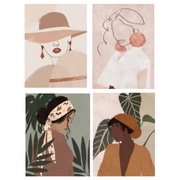 Ronis Frame Canvas Valerie 70x100cm 5x1cm Light Wood Grain Assorted