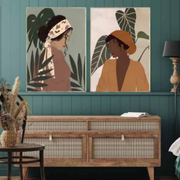 Ronis Frame Canvas Valerie 70x100cm 5x1cm Light Wood Grain Assorted