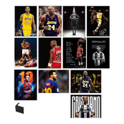 Ronis Framed Canvas Sports Stars 30x40cm Assorted