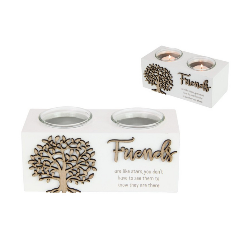 Ronis Friends Twin Tealight Holder 18cm