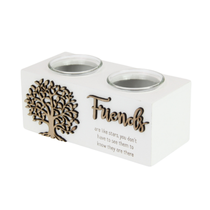 Ronis Friends Twin Tealight Holder 18cm