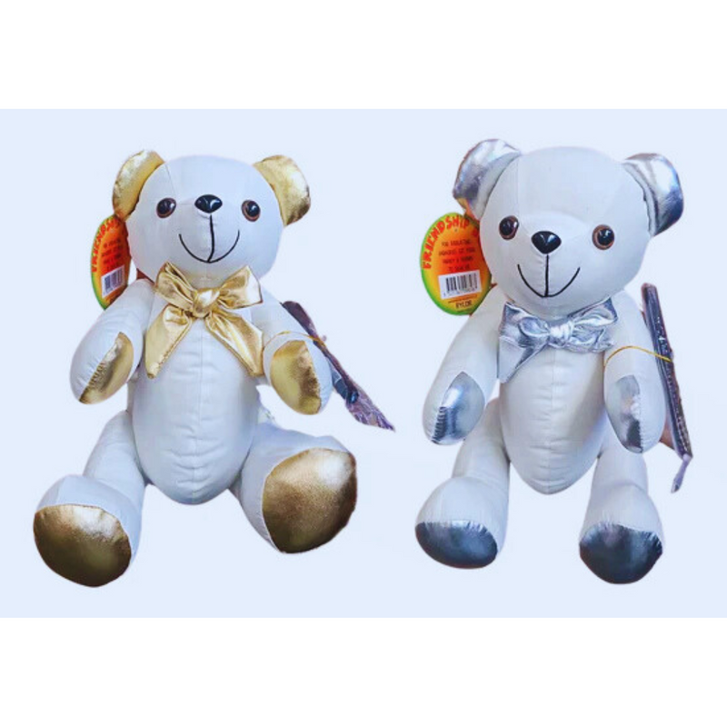 Ronis Friendship Foil Bear Gold And Silver + Marker Pen 27cm Assorted