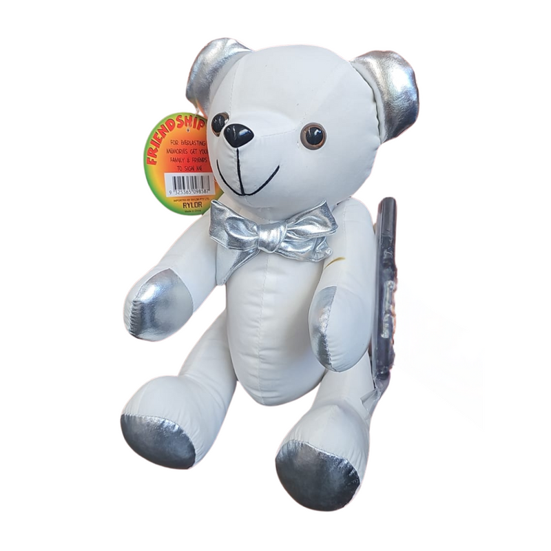 Ronis Friendship Foil Bear Gold And Silver + Marker Pen 27cm Assorted