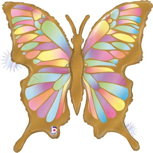 Grabo opal butterfly shape foil balloon 83cm