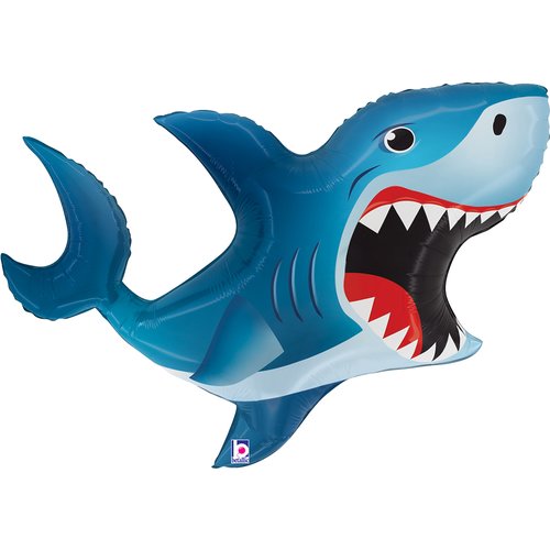 35 inch grey shark shaped inflatable