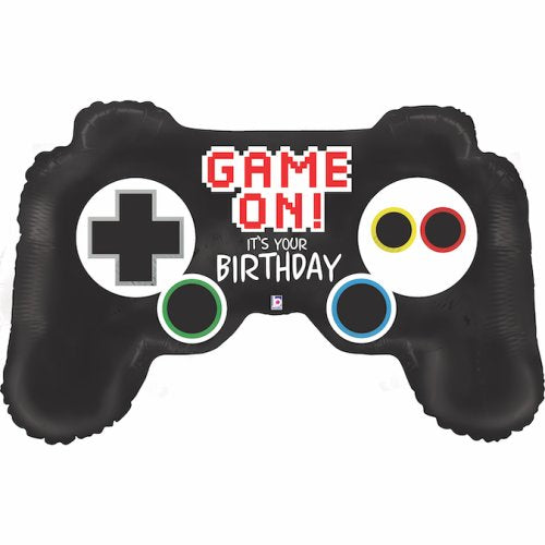 Grabo game controller birthday foil balloon 91cm