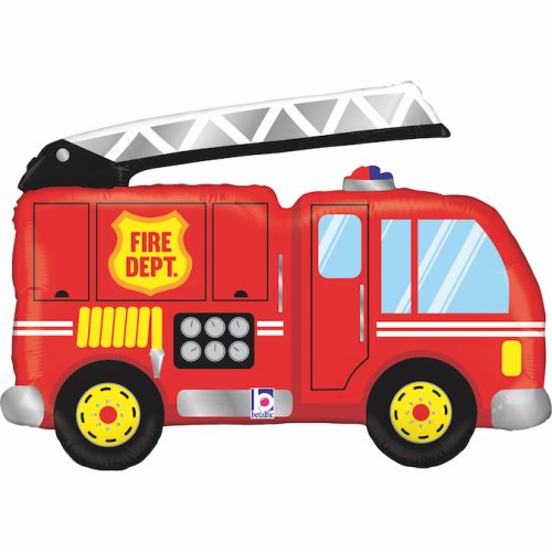 Grabo firetruck shape foil balloon 101cm