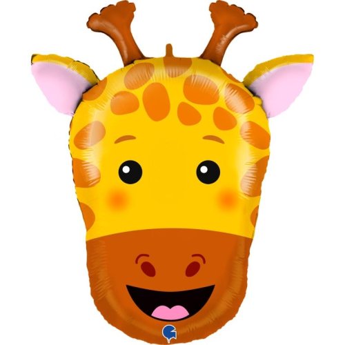 Grabo giraffe head shape foil balloon 73cm