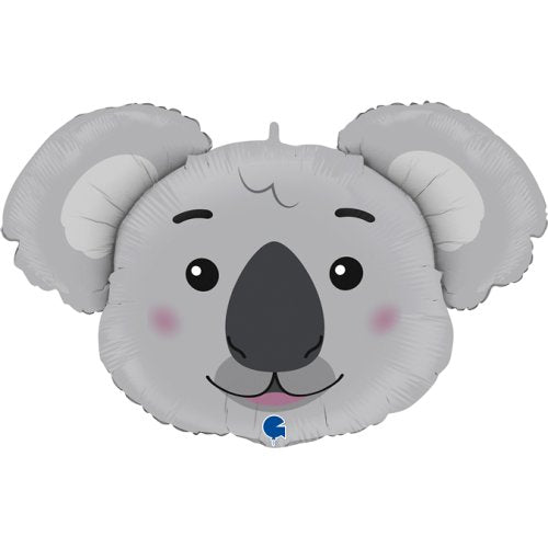Grabo koala head shape foil balloon 94cm