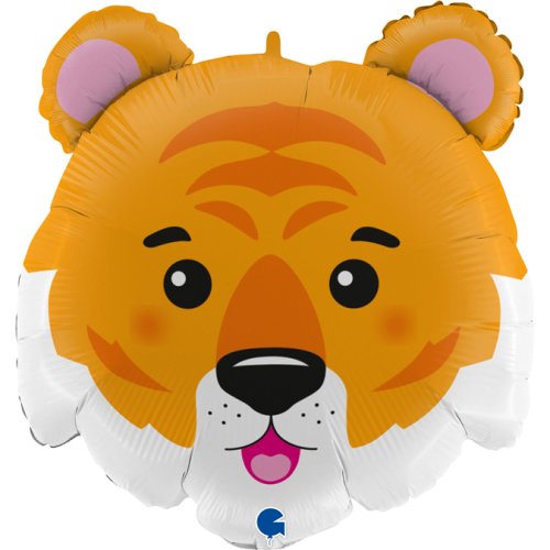 Grabo tiger head shape foil balloon 71cm