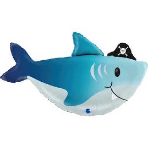 Grabo shark shape foil balloon 81cm