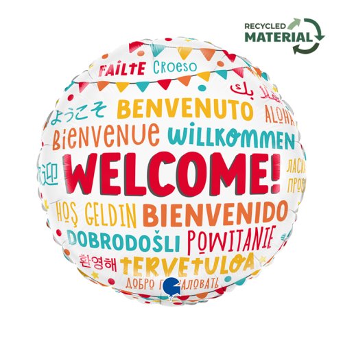 Round welcome greeting party inflatable