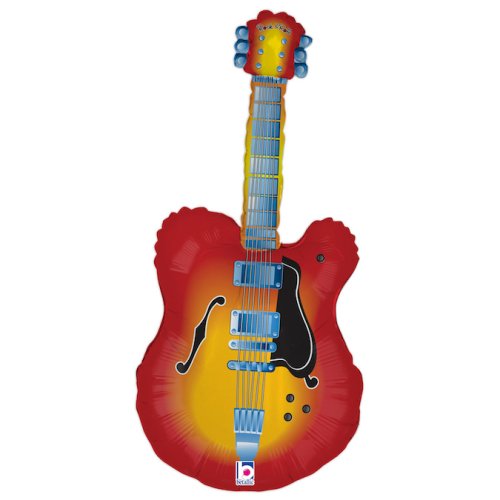 Foil Balloon 109cm Grabo Guitar Shape image 1