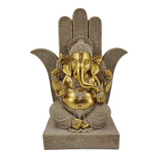 Ganesh sitting on Hamsa chair statue 17cm