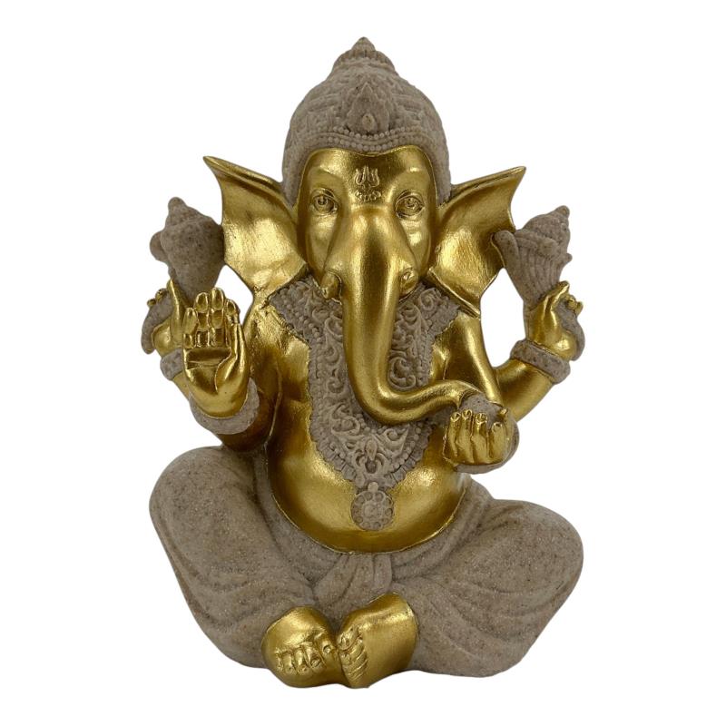 Sitting Ganesh statue 14.5x10cm