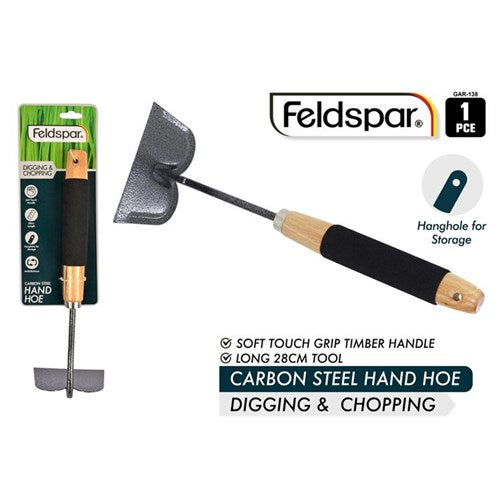 Carbon steel hand hoe garden tool