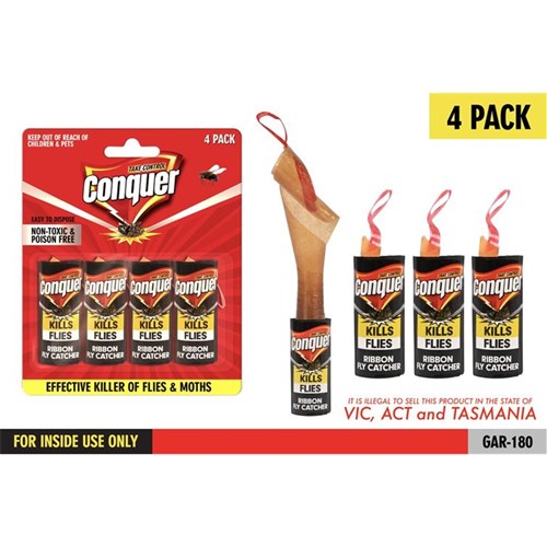 Sticky fly catcher ribbon trap