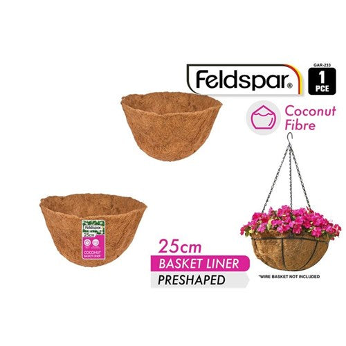 25cm replacement hanging basket liner
