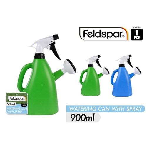 0.9 liter watering can with dual spout