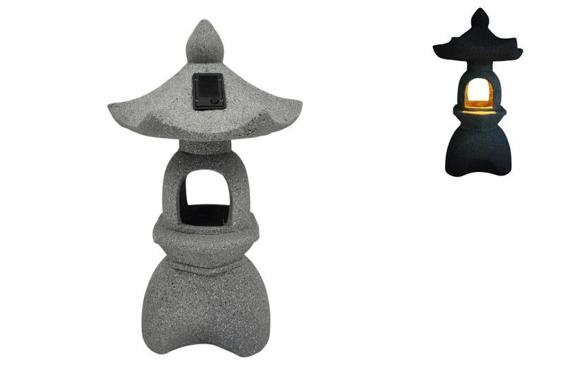 Solar garden pagoda decorative light