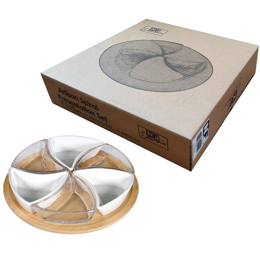 Kitchen Tableware Pinwheel Serving Set 25X4Cm