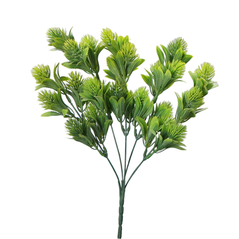 Seaholly bush 32cm artificial botanical flower arrangement