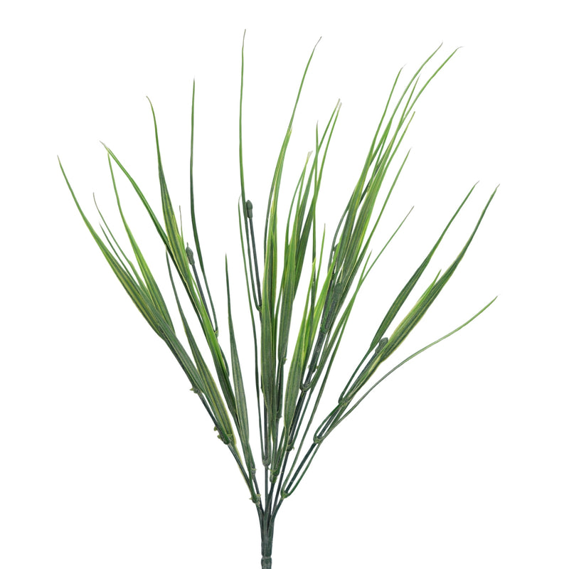 Artificial grass bush 36cm decorative greenery plant