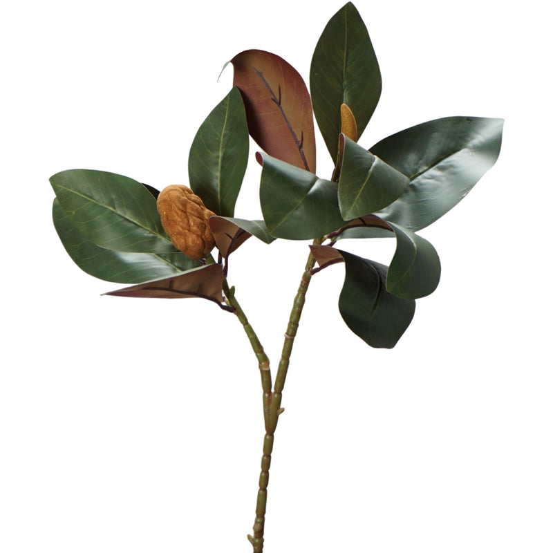 Magnolia stem with buds 76cm artificial flower branch
