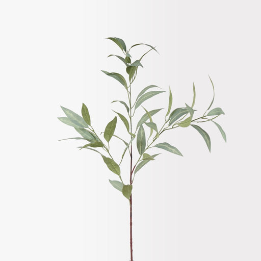 Willow eucalyptus spray 110cm with realistic green foliage