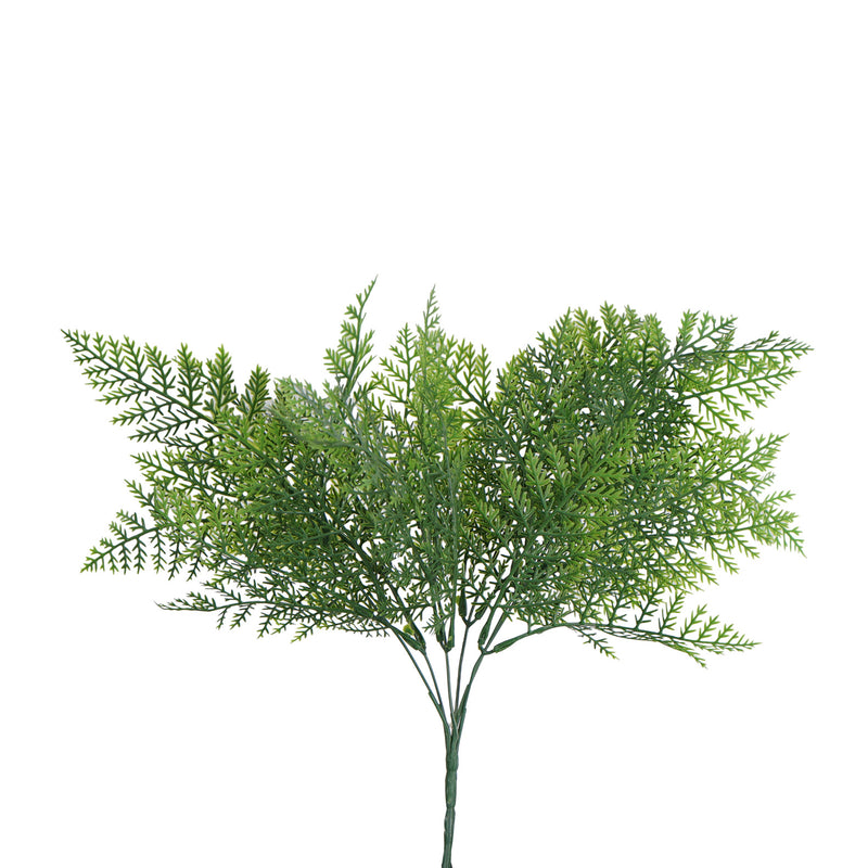 Cypress leaves bush 42cm artificial greenery plant