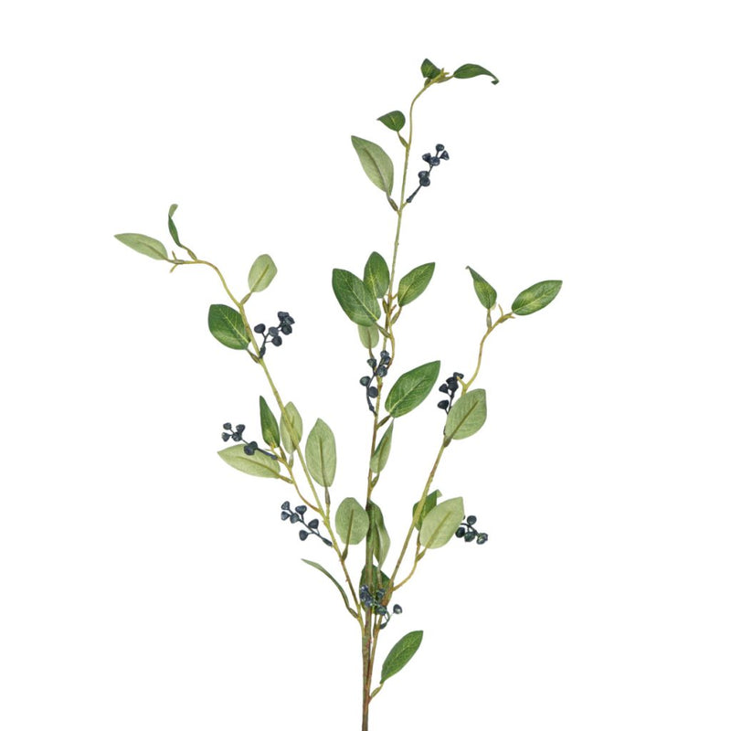 Mini berry spray 75cm artificial decorative berry stem
