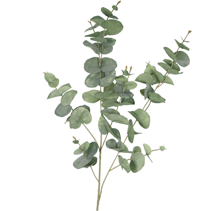 Artificial eucalyptus spray 94cm with realistic green foliage