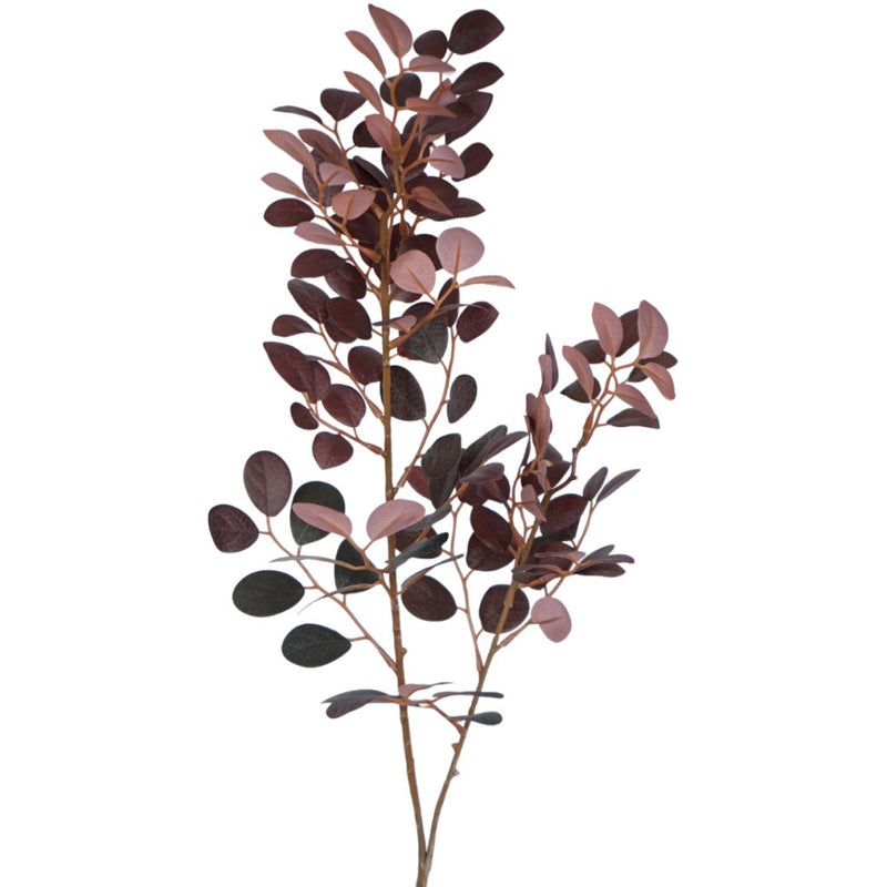 Red smokebush spray 65cm artificial foliage stem