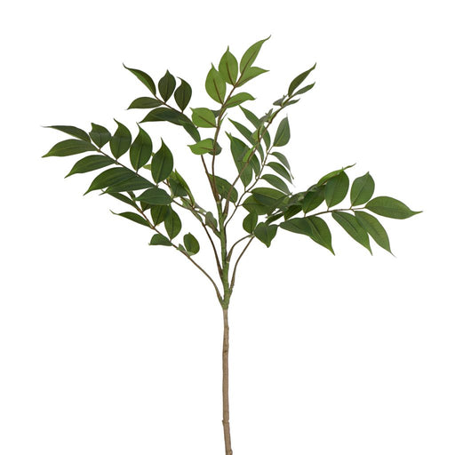 Artificial wisteria leaf branch 78cm with realistic greenery