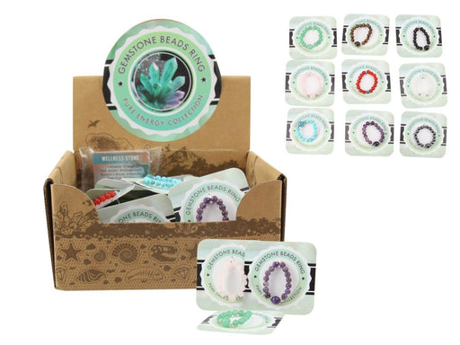 GEMSTONE LUCKY RING 9 ASSTD