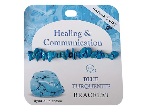 Turquoise gemstone bead bracelet