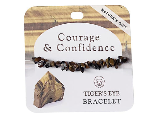 Tiger eye gemstone bead bracelet