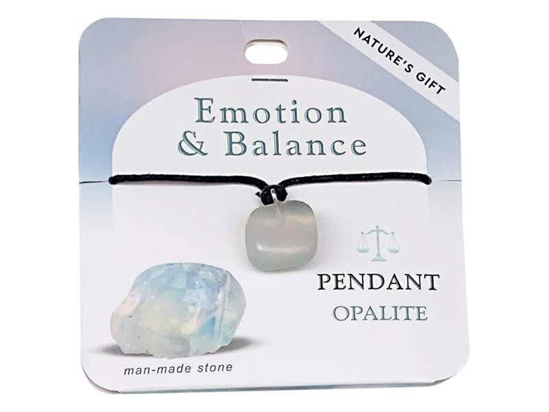 Opalite gemstone pendant necklace