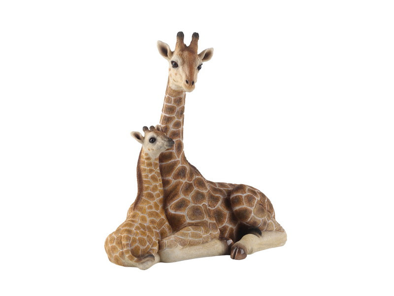 Giraffe with baby decorative ornament
