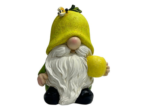 Standing lemon garden gnome 25cm