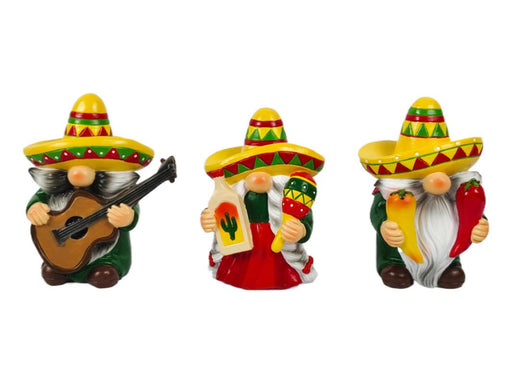 Assorted Mexican garden gnome 11cm