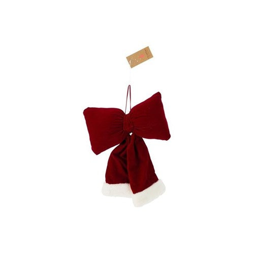 22 cm decorative bow with hat detail for hanging