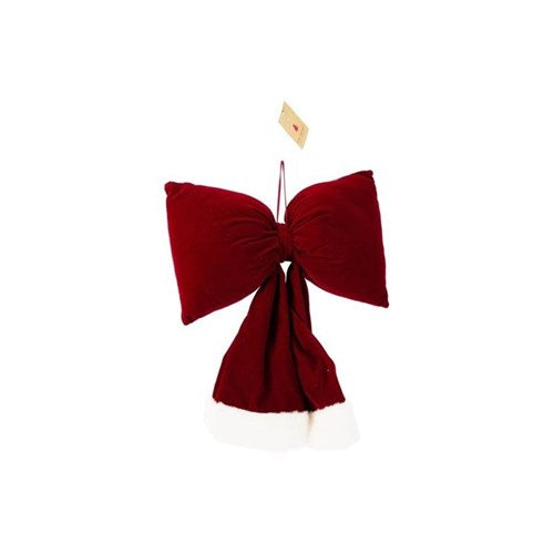 37 cm oversized decorative bow with hat accent