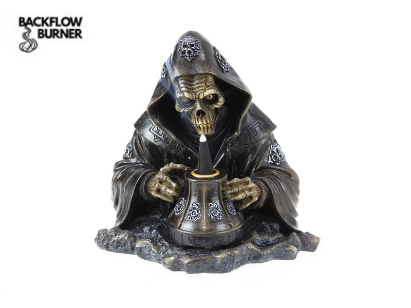 19CM SKELETON REAPER BACK FLOW