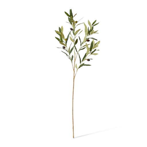 Artificial grey green olive spray 97cm