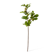Artificial green fig branch 86cm – thumbnail