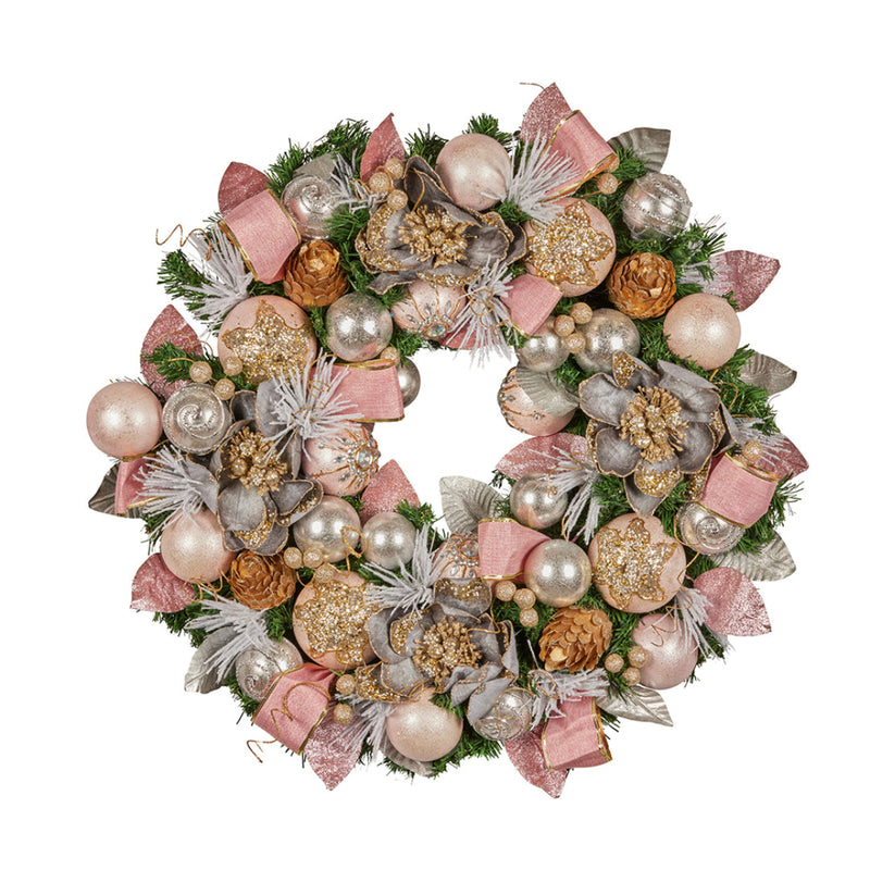 Ronis Christmas Wreath Christmas Blush 71cm