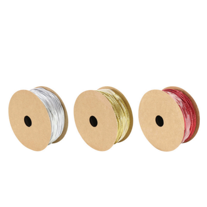 Ronis Gift Twine Metallic Elastic 8m 3 Asstd